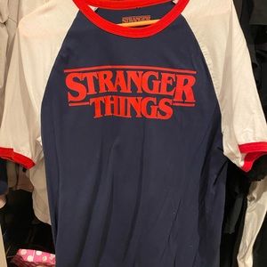 Stranger Things Official Merchandise Ringer Tee